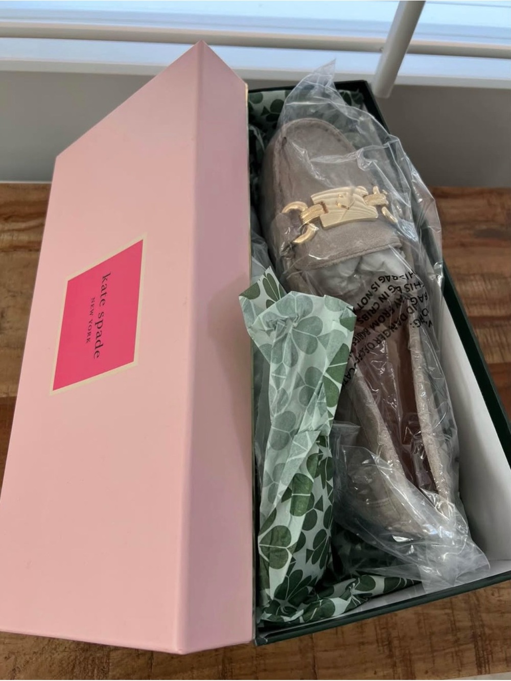 NIB Kate Spade Suede Leather Loafers